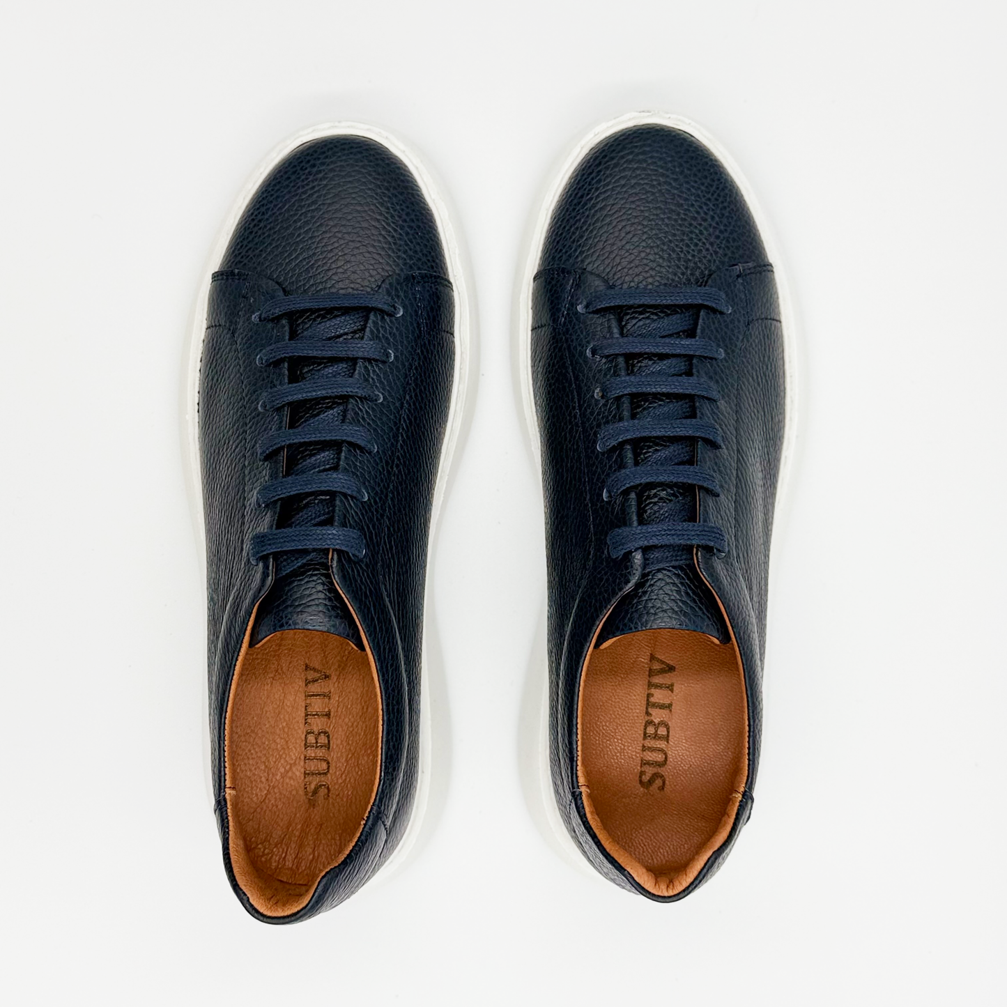 Prime Leather Low - Navy