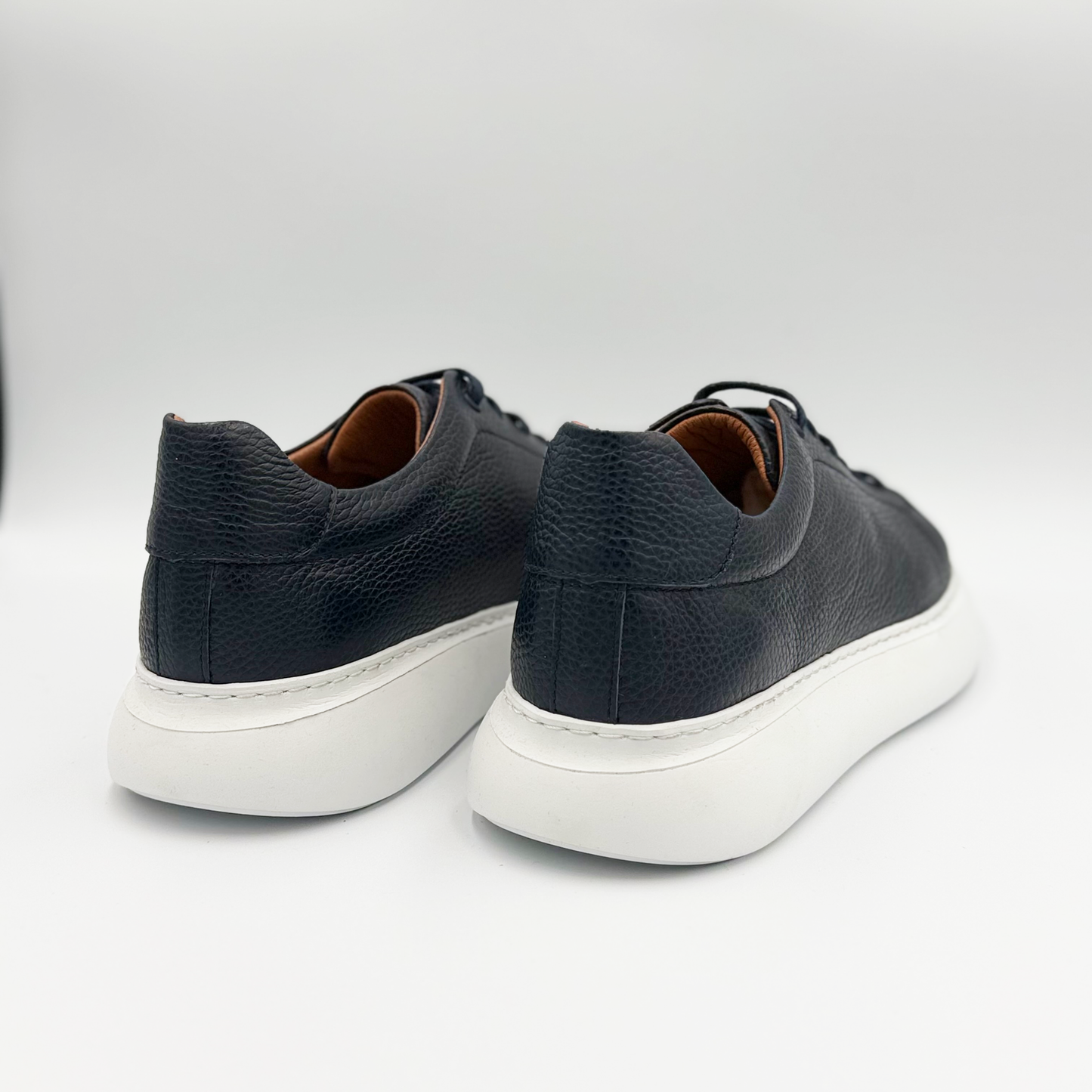 Prime Leather Low - Navy