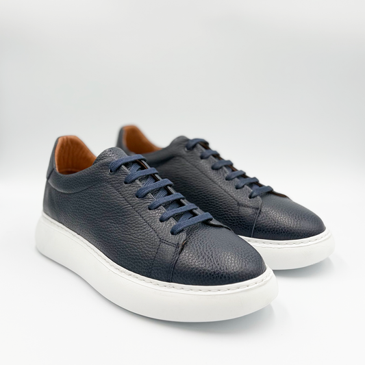 Prime Leather Low - Navy