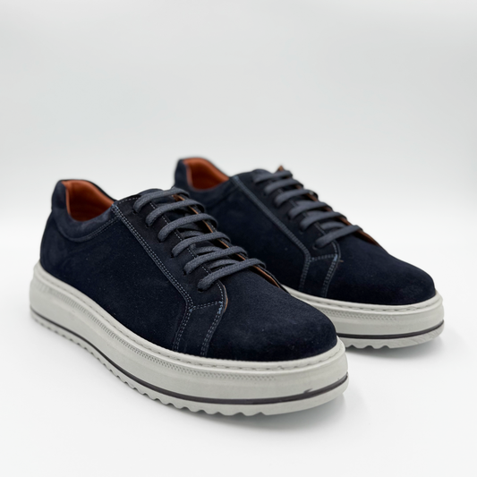 Urban Navy Suede Sneakers